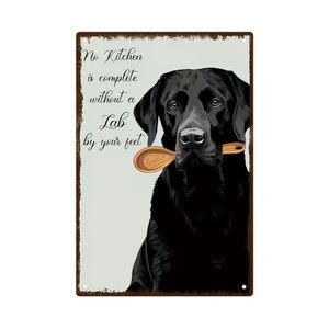 Black Lab Kitchen Sign